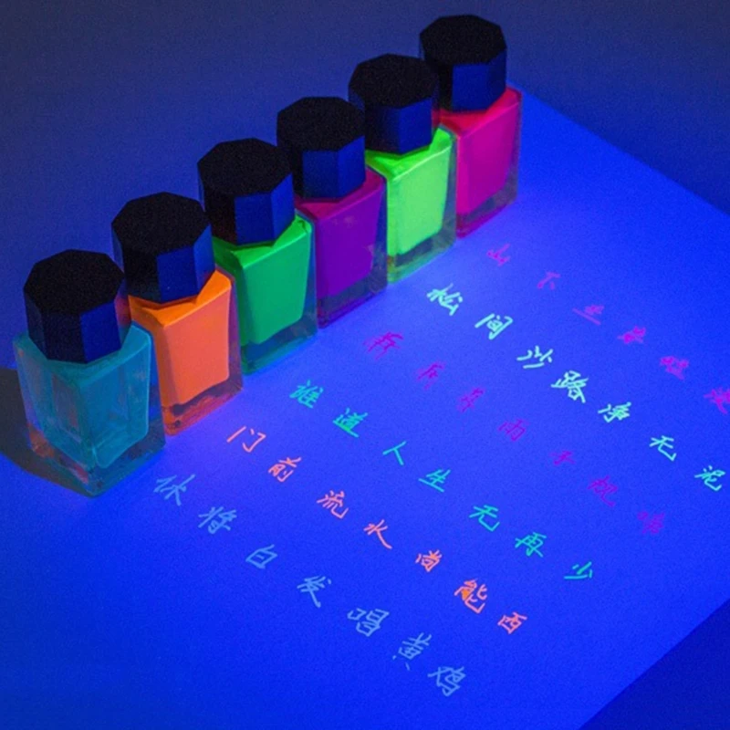 

18ml Non-Carbon Magic Invisible Ink for Fountain Glass Dip Pen Creative Fluorescent Ink Graffiti UV Light Stationery