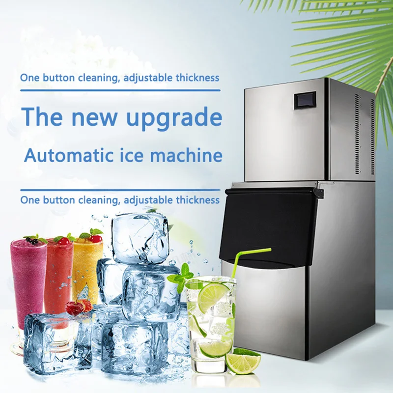 150 кг/24 ч коммерческих Разделение автомат для производства льда ZB 300 Тип Полностью