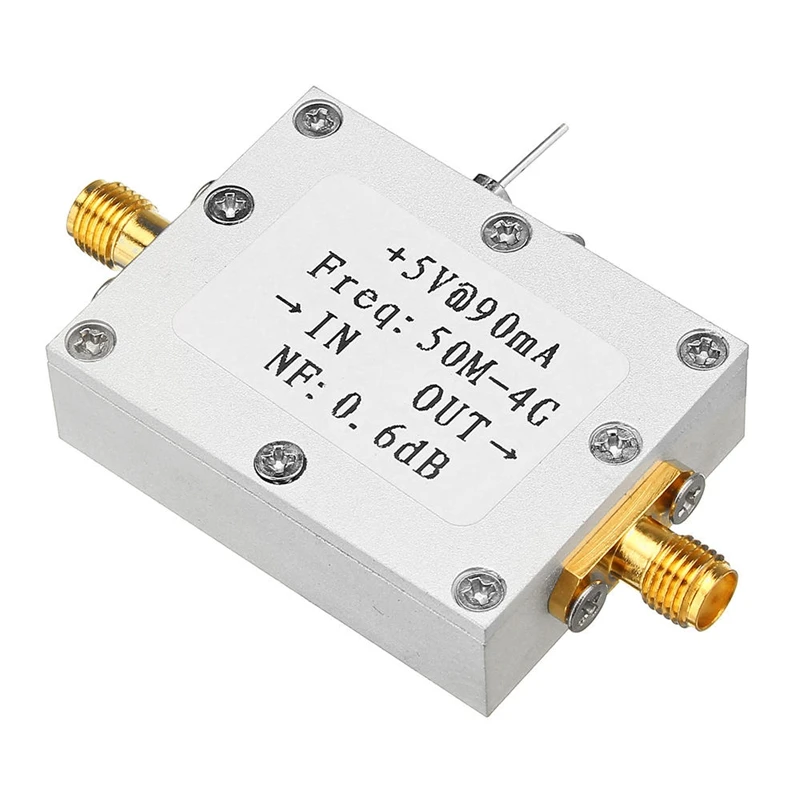 Радиочастотный усилитель с низким уровнем шума радиомодуль LNA 50M-4GHz NF = 0.6DB RF FM HF VHF /