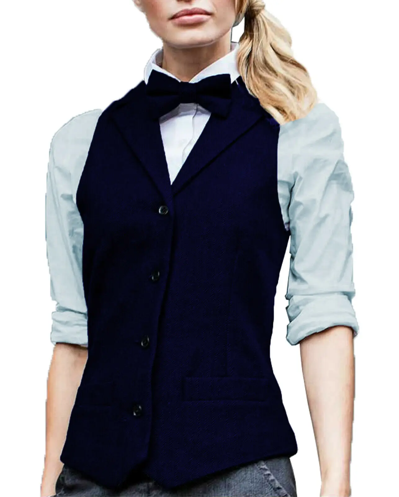 Рисунок 5 - Женский костюм с лацканами в елочку