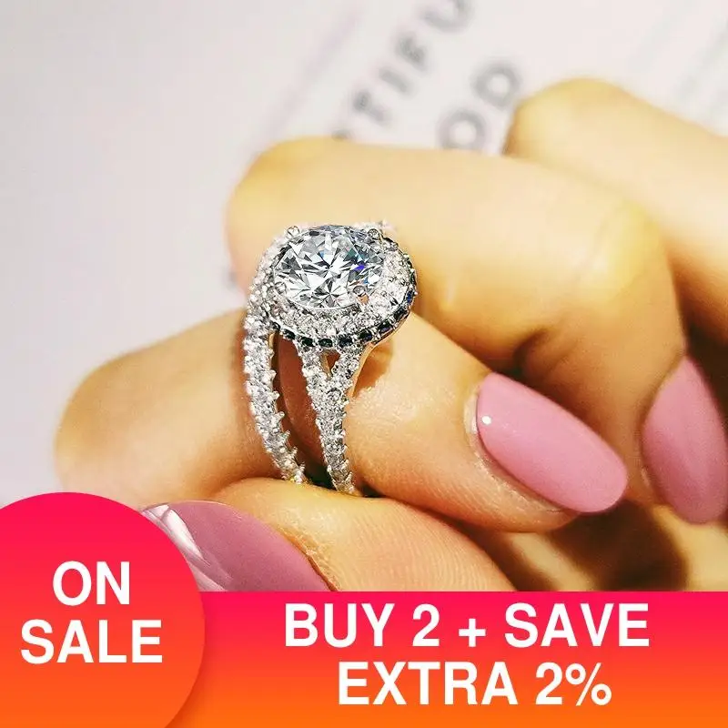 

2021 new luxury oval original 925 sterling silver wedding ring set for women lady anniversary gift jewelry wholesale R5153S