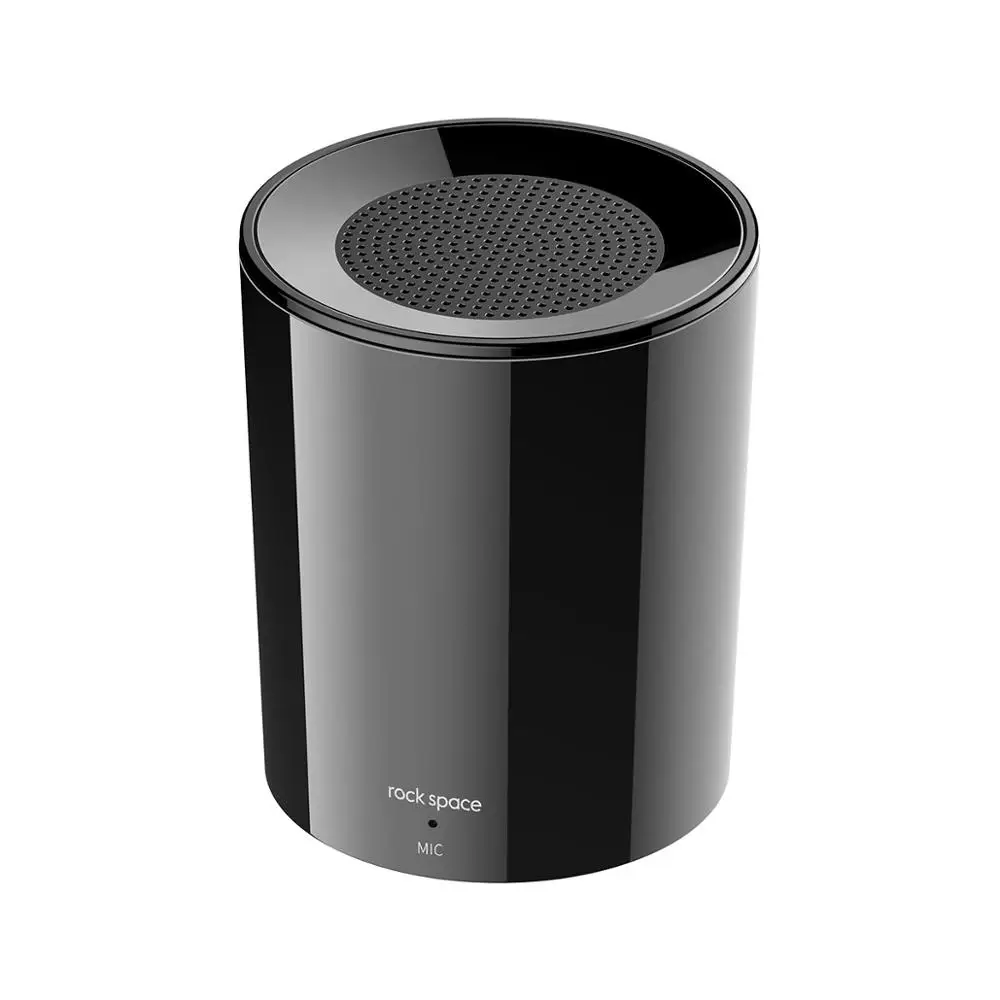 ROCK S22 Bluetooth динамик портативные беспроводные колонки для телефона компьютер стерео музыка объемный открытый портативный динамик - Цвет: Черный