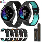 Браслет BEHUA для умных часов, ремешок для наручных часов, сменный силиконовый ремешок для часов Garmin BenzCAME sq  Vivoactive 3 20 мм