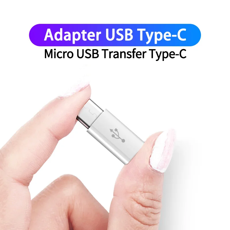 Адаптер ANMONE с Micro USB Мама на USBC папа конвертер для Huawei Mate 20 Pro P20 P30 Xiaomi Samsung Usb