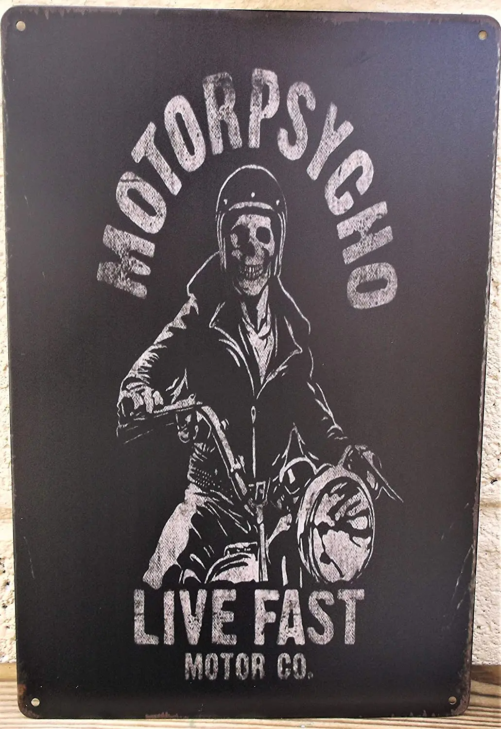 

Motorpsycho Retro Metal Tin Sign Plaque Poster Wall Decor Art Shabby Chic Gift