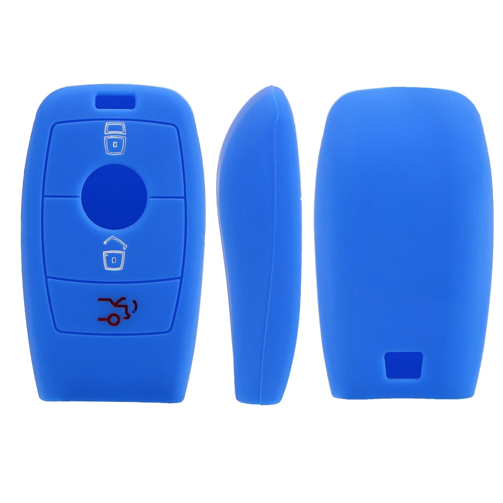 Чехол для ключа LEEPEE силиконовый чехол автомобиля 3 кнопки Mercedes Benz E300 E300L W213 E200 E200L E