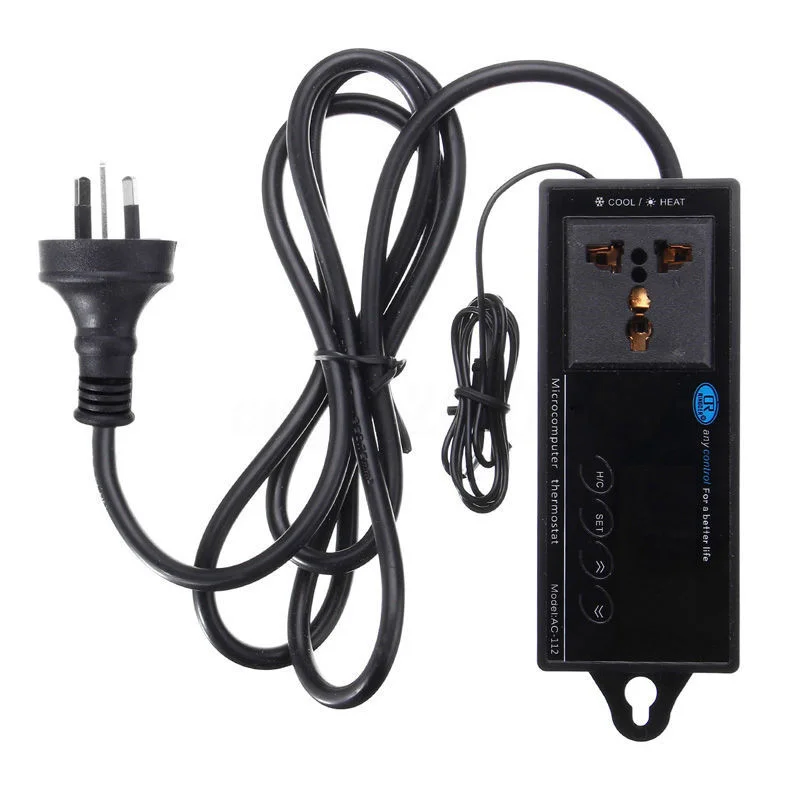 

110/220V 10A Digital LED Temperature Controller Thermostat for Aquarium Reptile