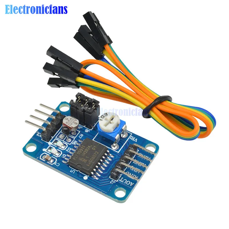 Модуль преобразователя PCF8591 AD/DA аналоговый в цифро преобразователь для платы Arduino
