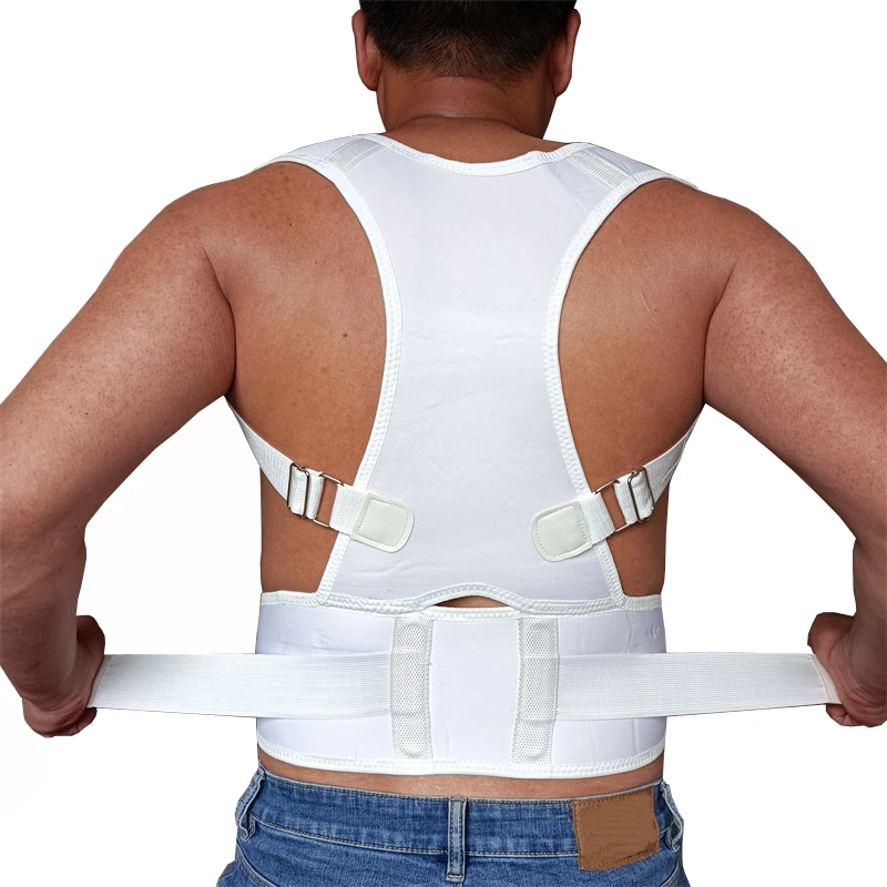 

Men Women Posture Corrector Upper Back Brace Clavicle Support Adjustable Back Straightener Pain Relief From Neck Back Shoulder