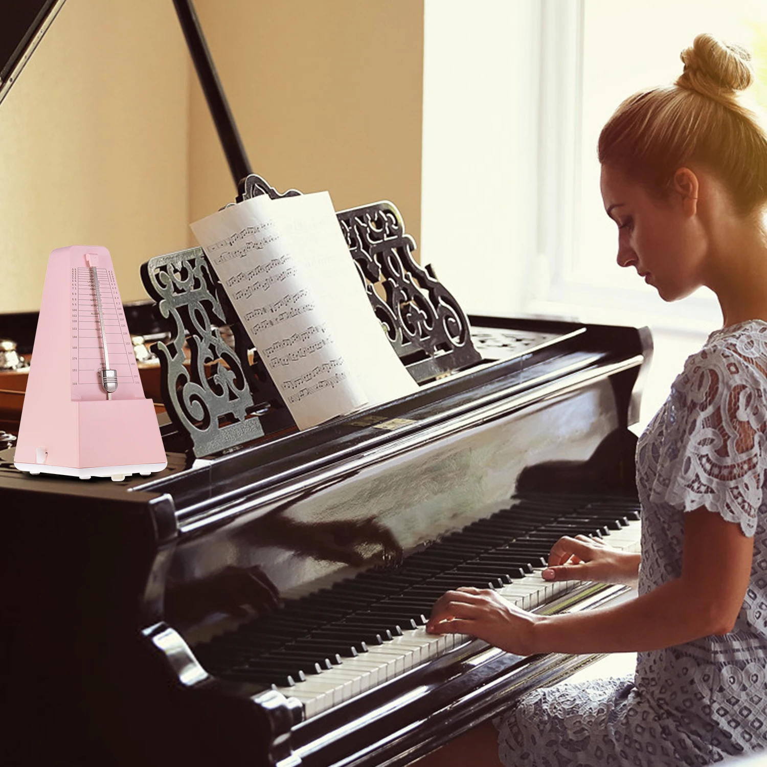 

SOLO S-320 Mechanical Metronome Universal ABSMaterial for Guitar Violin Piano Drum Musical Instrument Practice Tool for Beginner