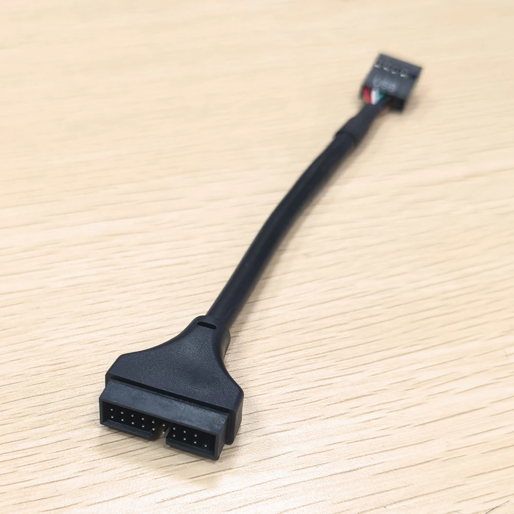 

Кабель-переходник для материнской платы со штекером на USB 2,0 9-контактный Удлинительный кабель-переходник