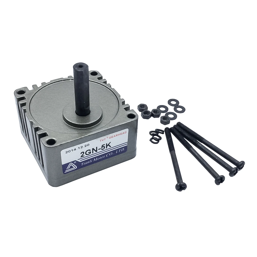 Коробка редуктора 2GN 3GN 4GN 5GN, выходной вал редуктора 8/10/12 мм, 3K-180K, Взрывозащищенная коробка редуктора для асинхронного двигателя переменного тока