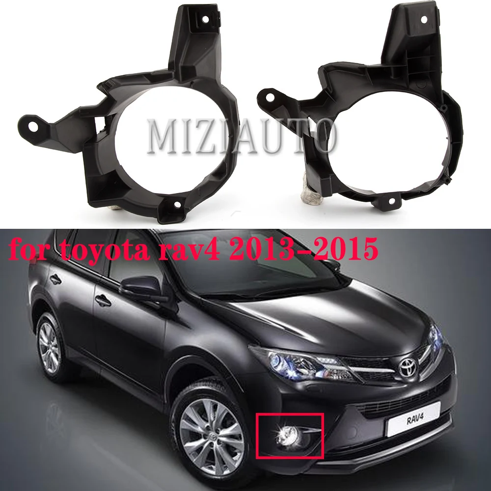 

1pc left right For Toyota RAV4 Rav 4 2013 2014 2015 fog lamps frame Front Bumper Fog Light Cover Grills