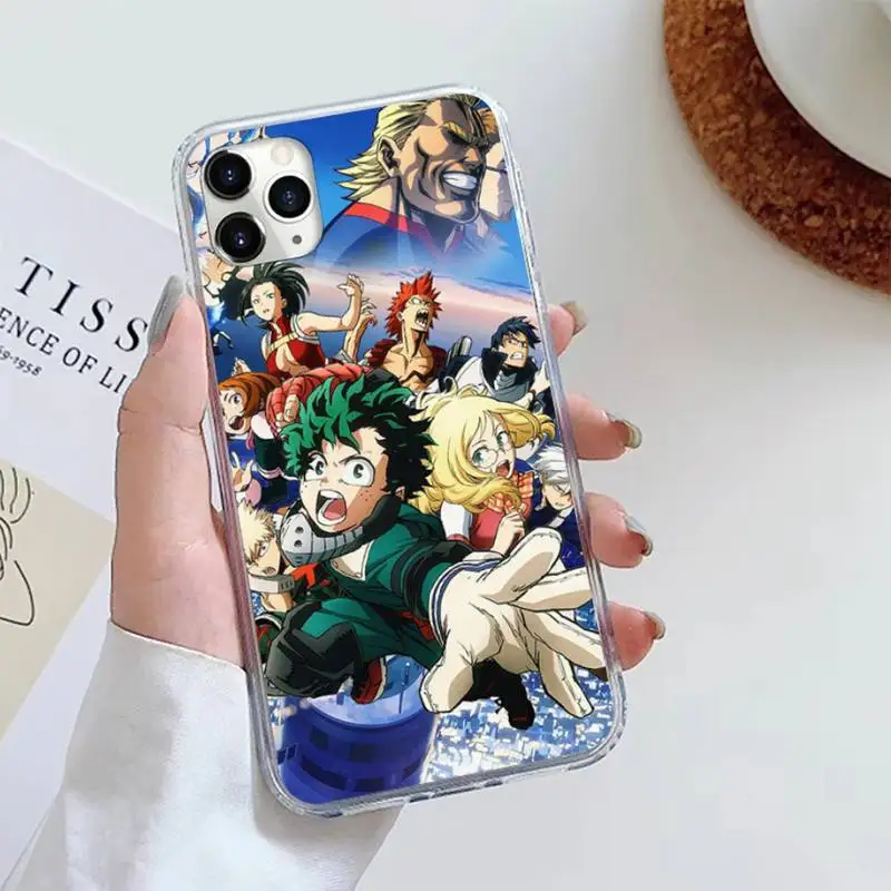 

Anime my hero academia figure Phone Case For iphone 12 5 5s 5c se 6 6s 7 8 plus x xs xr 11 pro max