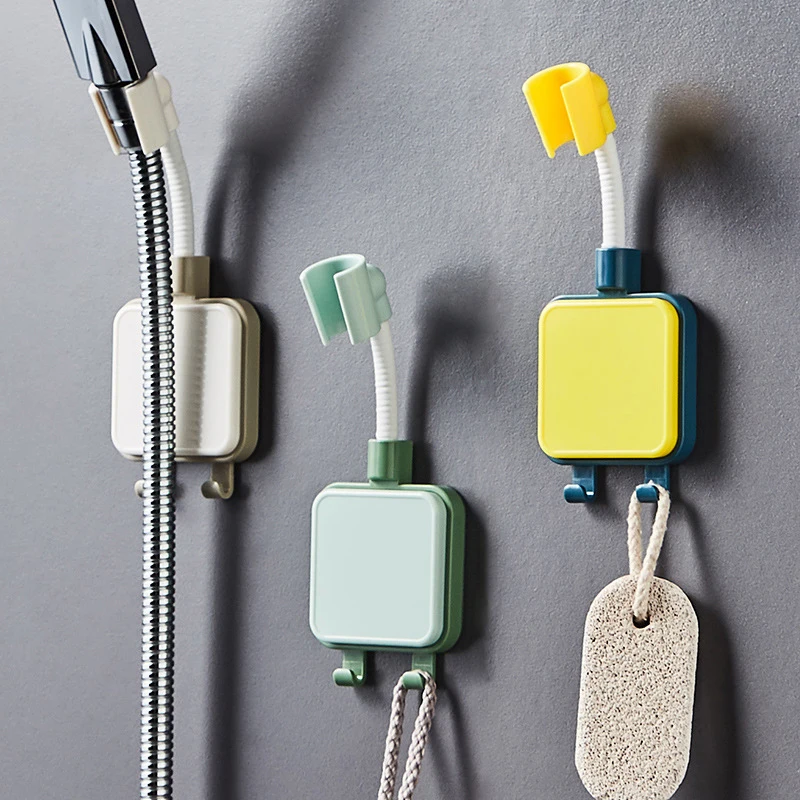 

Shower Head Bracket Adjustable waterproof Free of Perforation Strong Viscosity Suitable for Smooth Walls HVR88