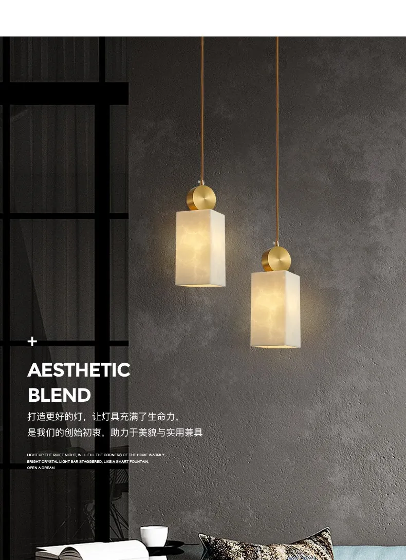 

Люстра для столовой имитация мрамора лампа имитация мрамора Смола дымоход 5 Вт