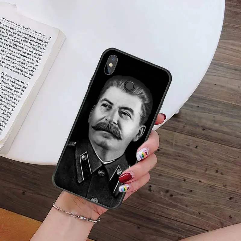 

famous Russian Commander Stalin Phone Case For Xiaomi Redmi note 7 8 9 t k30 max3 9 s 10 pro lite