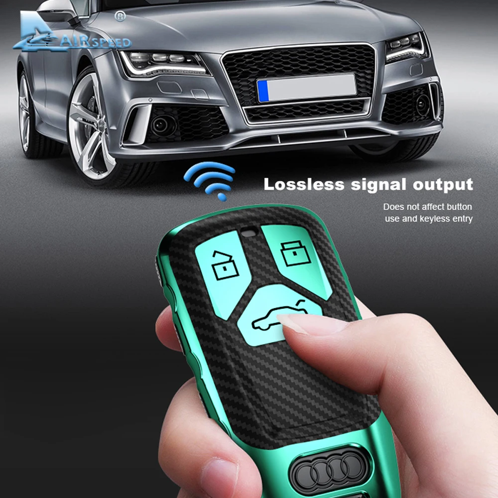 Чехол для автомобильного ключа AIRSPEED стильный защитный чехол из ТПУ и углеродного
