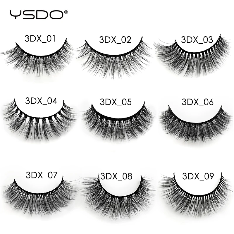 YSDO 10 коробок накладные ресницы оптом естественные длинные норковые ресницы 3d норковые ресницы 30 пар Макияж Искусственные ресницы, удлинение DX