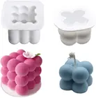Легкие формы для выпечки из силиконовой смолы, форма для свечей, 3D форма для воска, мыла, торта, десерта, шоколада, выпечки, кондитерские инструменты