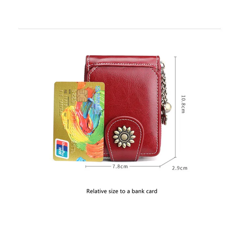 

Vintage Small Leather Cosmetic Bags Cases Portable Mini Cosmetics Storage Lipstick ID Cards Holders Special Purpose Bags J513