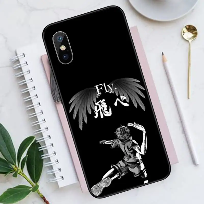 

Haikyuu Hinata Japanese anime Phone Case for iPhone 11 12 pro XS MAX 8 7 6 6S Plus X 5S SE 2020 XR Luxury brand shell coque