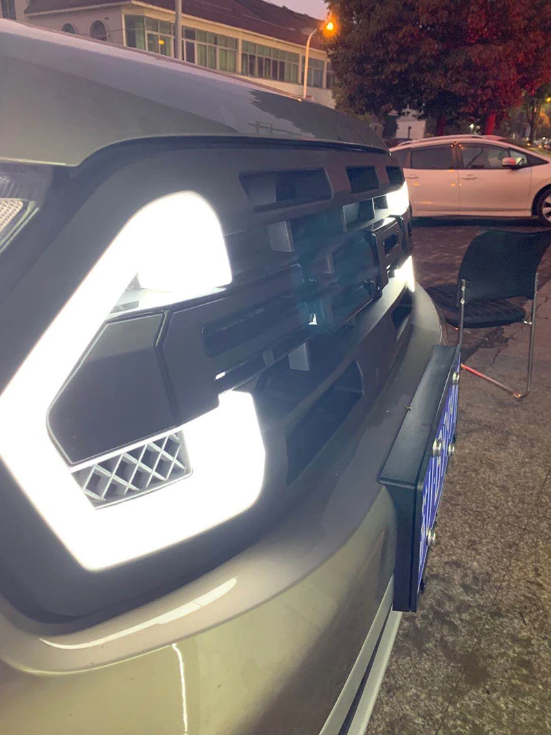 Передние гоночные Решетки Решетка для EVEREST ручной работы 2019 со светодиодами DRL