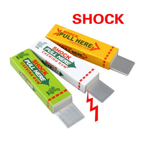 Safety Trick Joke Toy Fun Electric Toys Chewing Gum Pull Here Practical Jokes Fantastic for Color Random | Игрушки и хобби