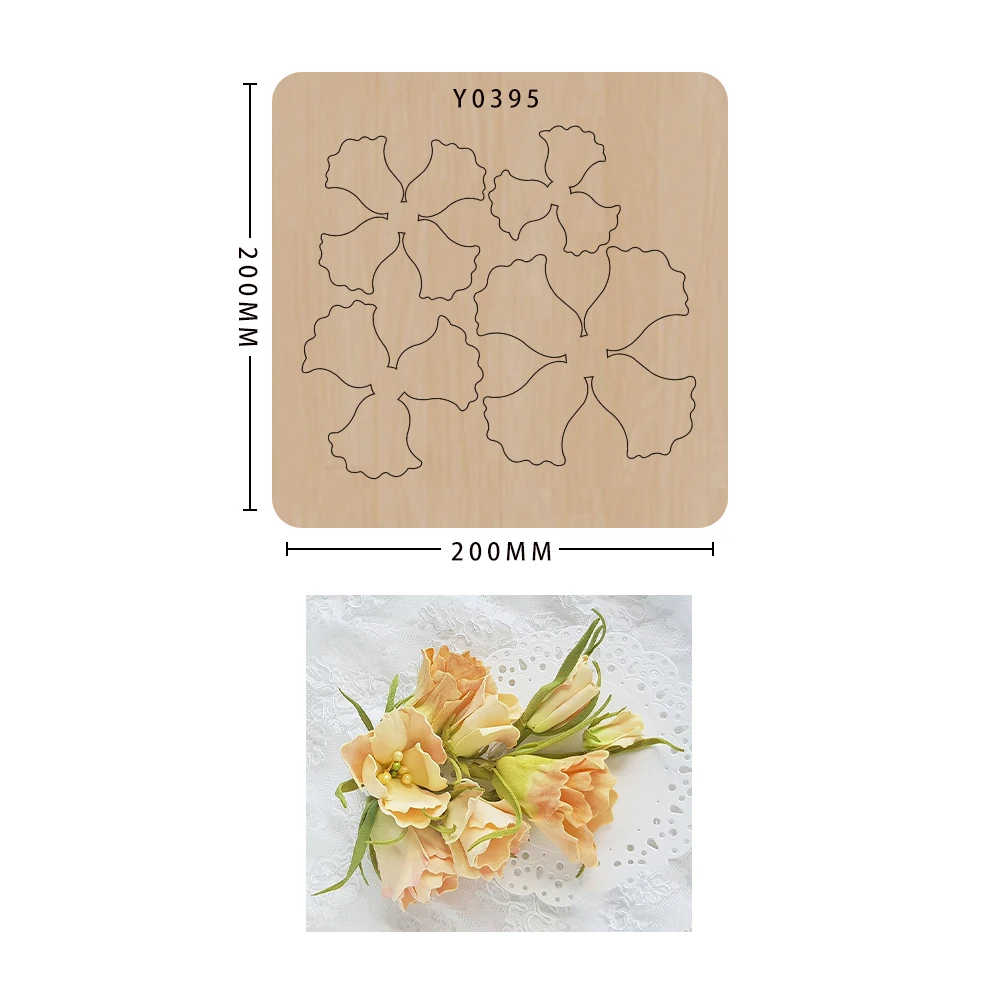 

DIY Handmade New Desig Flower Scrapbooking Decorative Supplies Mould Template Suitable For Sizzix Big Shot Machine
