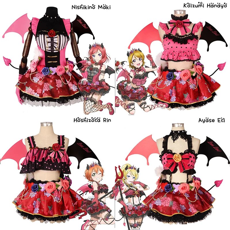 

Anime Comic LoveLive! School Idol Project Cosplay Costumes Kousaka Honoka Minami Kotori Sonoda Umi Ayase Eli Women Game Costumes