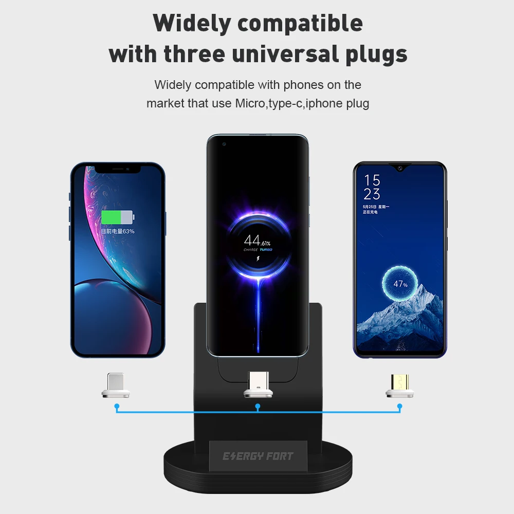 Kup Magnetyczna Bezprzewodowa ładowarka Do Xiaomi POCO X3 Pro M3 F3 M4 Oneplus 10Pro Szybkie Szybkie ładowanie Stacja Dokująca Do Stacji Dokującej