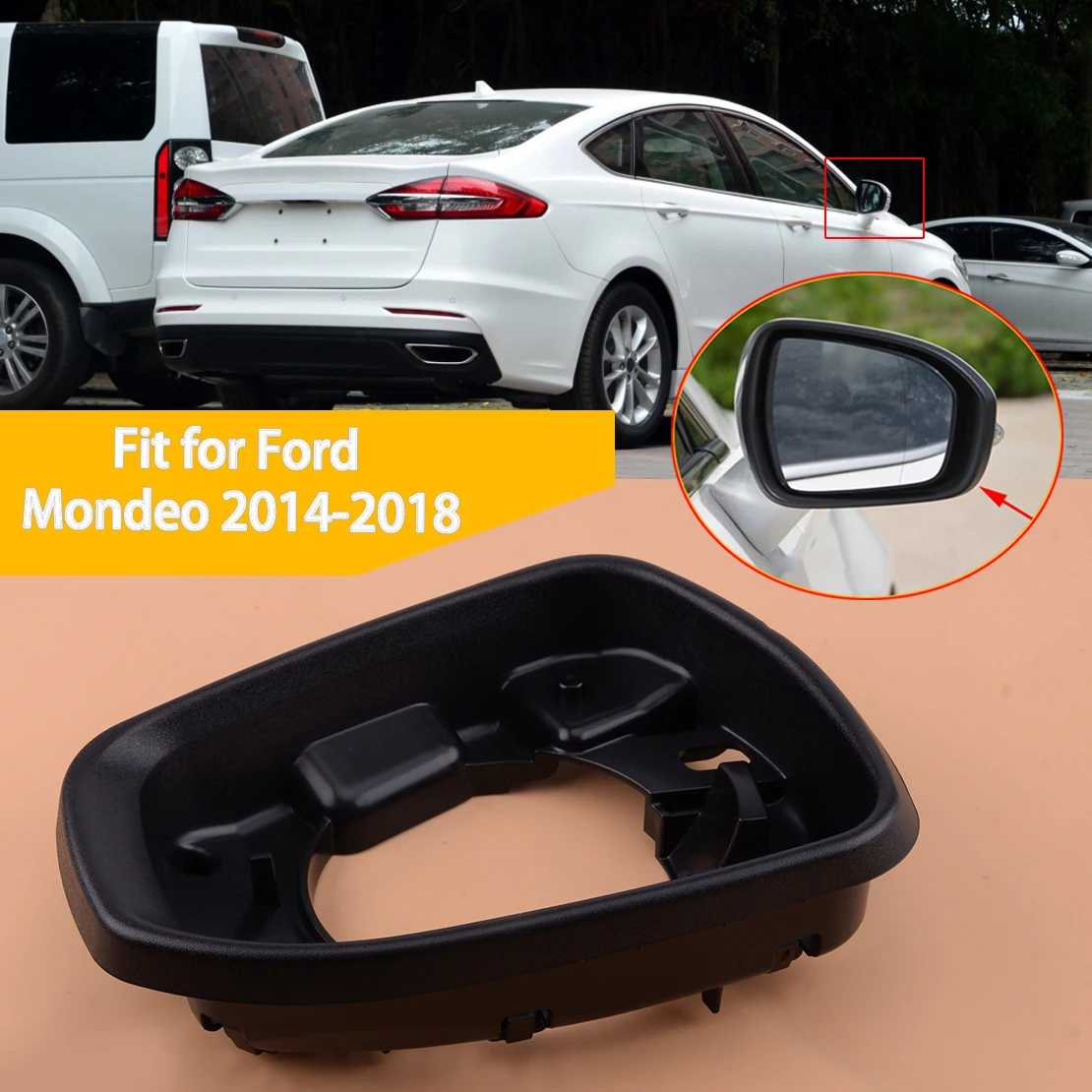 Автомобильный держатель для зеркала с правой дверью черный подходит Ford Mondeo V 2012