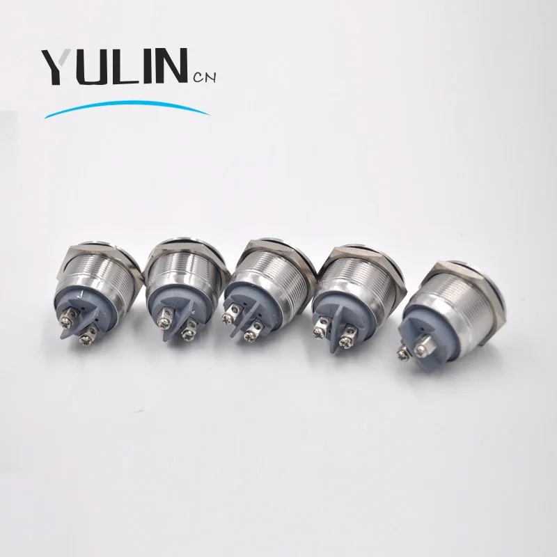 25 мм металлическая Светодиодная панель индикатор сигнала приборной панели