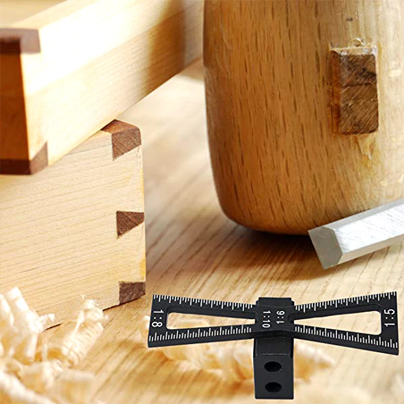 Маркер Dovetail датчик алюминиевый сплав ручной резки дерева суставов ласточкин