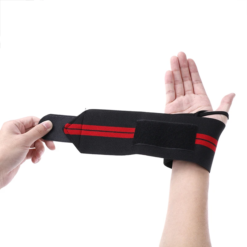 

1pc Wrist Support Breathable Adjustable Wristband Elastic Wrist Wraps Bandages for Weightlifting Powerlifting 3colors