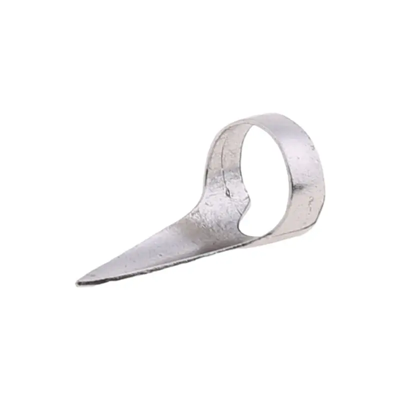 

10pcs Gothic Punk Rock Style Talon Spike Finger Nail Claw Silver Plated Metal Finger Tip Ring Nail Art Decoration Women