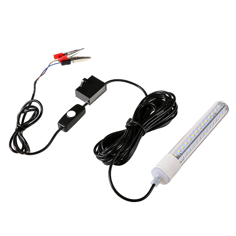 12V 8W подводный ночной рыболовный светильник лампа 90 Led привлекающий рыбный