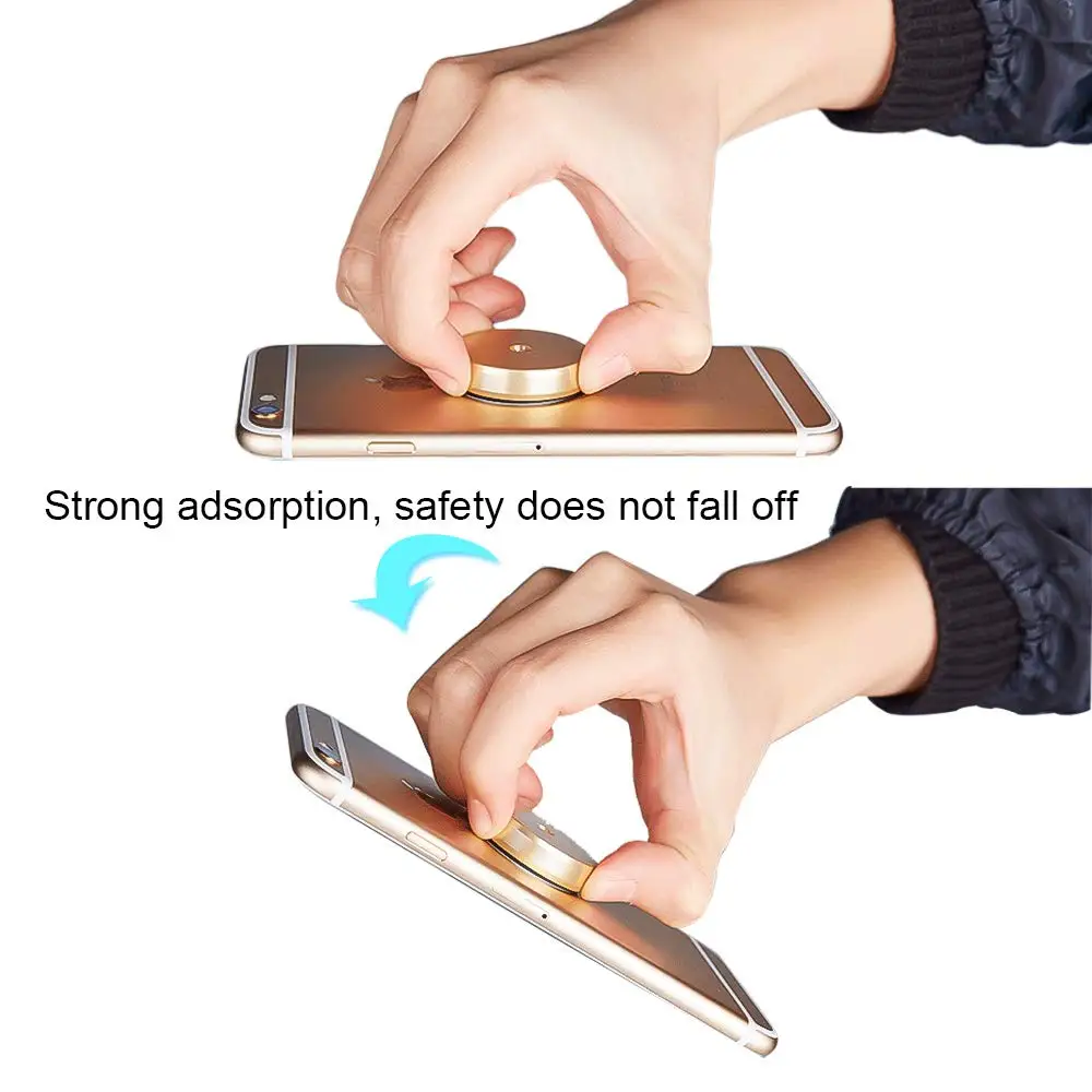 Universal Magnetic Car Phone Holder for iPhone 7 6s 5s 8 Xiaomi Huawei Phone Holder Dashboard Wall Stand Magnet Sticker in Car