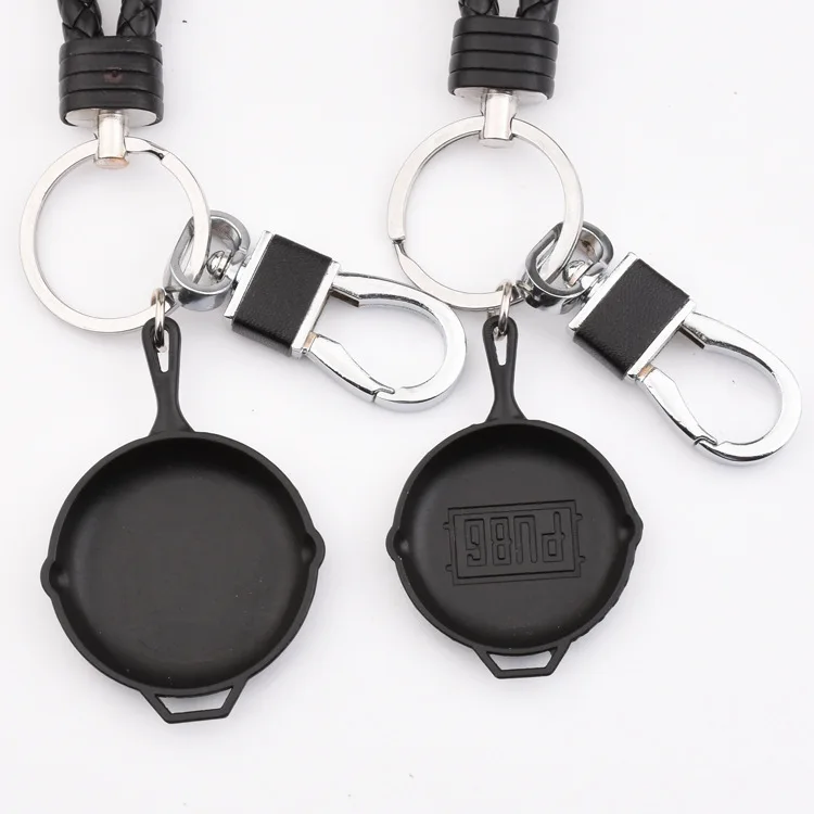 Креативный брелок PUBG кольцо для ключей металлическая цепочка автомобильный