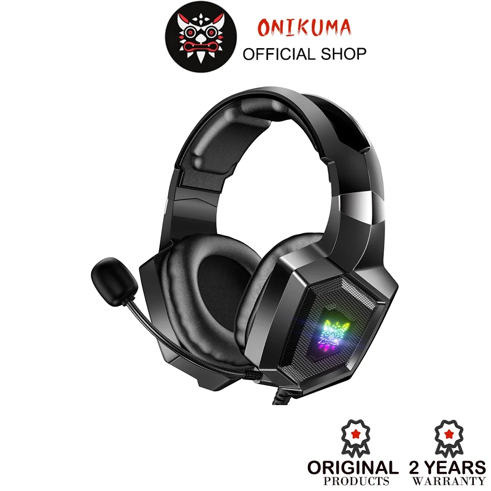 

ONIKUMA K8 casque PS4 Gaming Headset PC Stereo Earphones Headphones with Microphone LED Lights for Laptop Tablet/New Xbox One