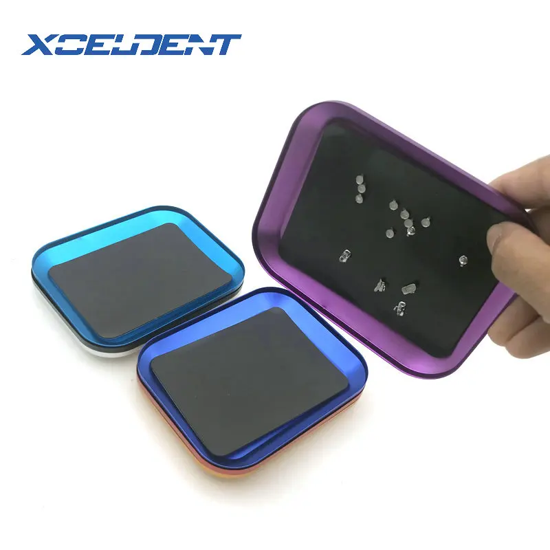 1 шт 7 цветов Стоматологическая лабораторная Магнитная пластина используемая для