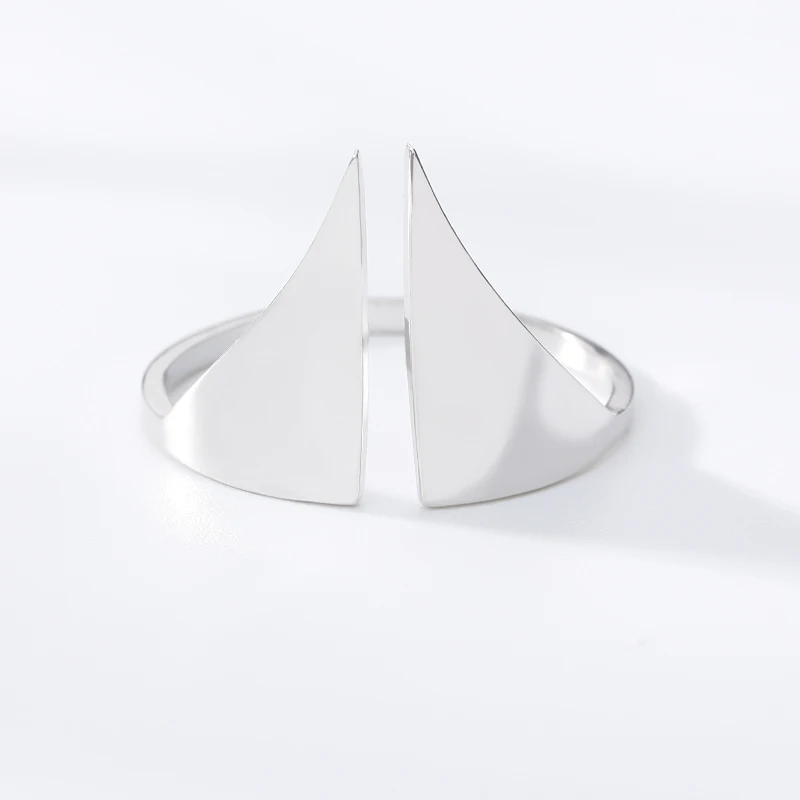 Треугольное кольцо из нержавеющей стали Bijoux Femme Винтаж Ретро панк ювелирные
