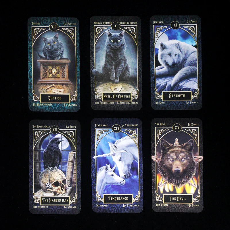 Новое поступление 2021 креативная карта-Таро с изображением животных