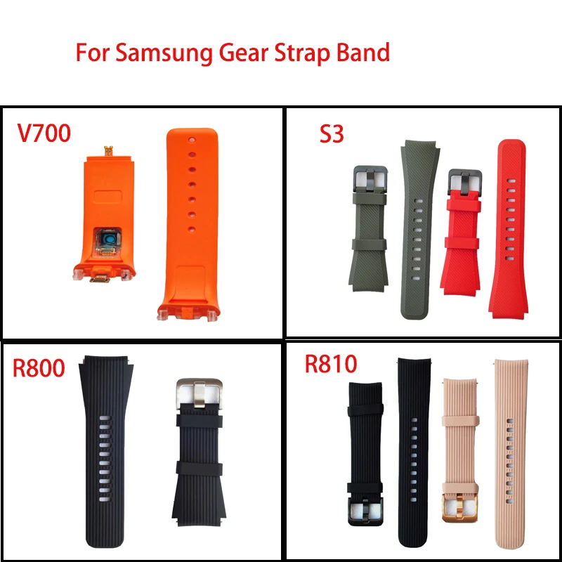 Новый Силиконовый ремешок для часов Samsung Galaxy Gear V700 / S3 S4 R800 R810 | Мобильные телефоны