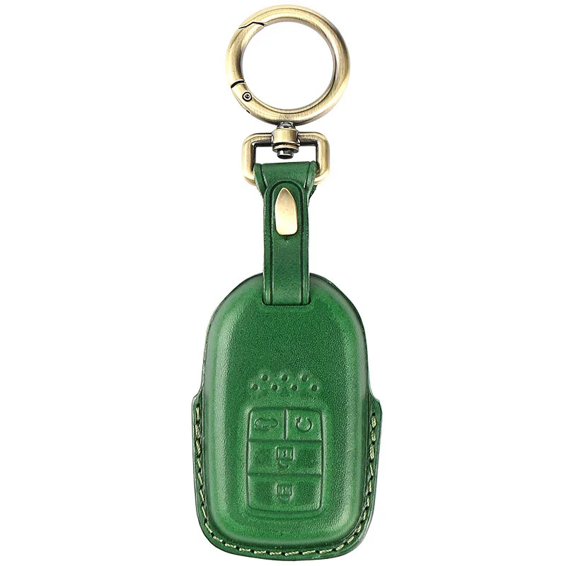 

Leather Car Key protect For Honda 2016 2017 CRV Pilot Accord Civic Fit Freed Car Accessorise Case Shell Ring Cover