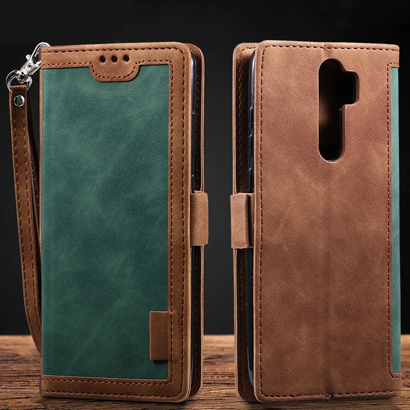 

Wallet Magnetic Flip Leather Case For Xiaomi Mi 10 T Poco X3 Pro 9 Lite CC9 A3 Redmi 9A 9C Note 9 7 8 Pro 8T Cards Phone Cover