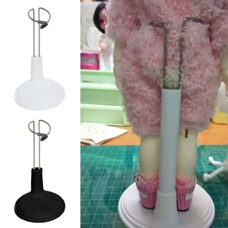 

1 Pcs Plastic Doll Stands Professional Holder Display Base Holder for Bear Dolls Toy 15cm 20cm 25cm 35cm 45cm for Choose