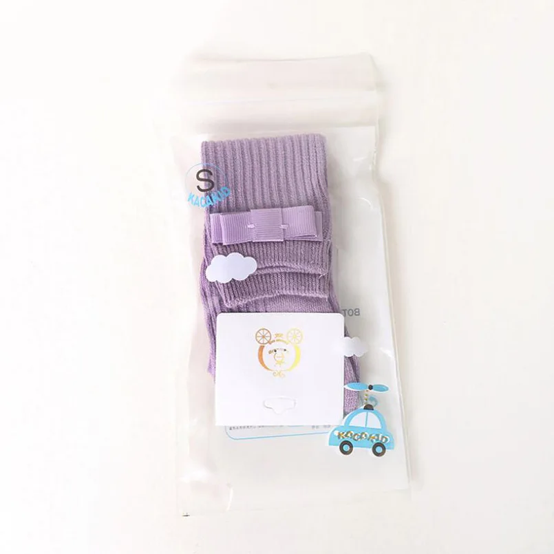 0-7Yrs Школьные носки для девочек из хлопка малышей на осень-зиму милая лента Гольфы