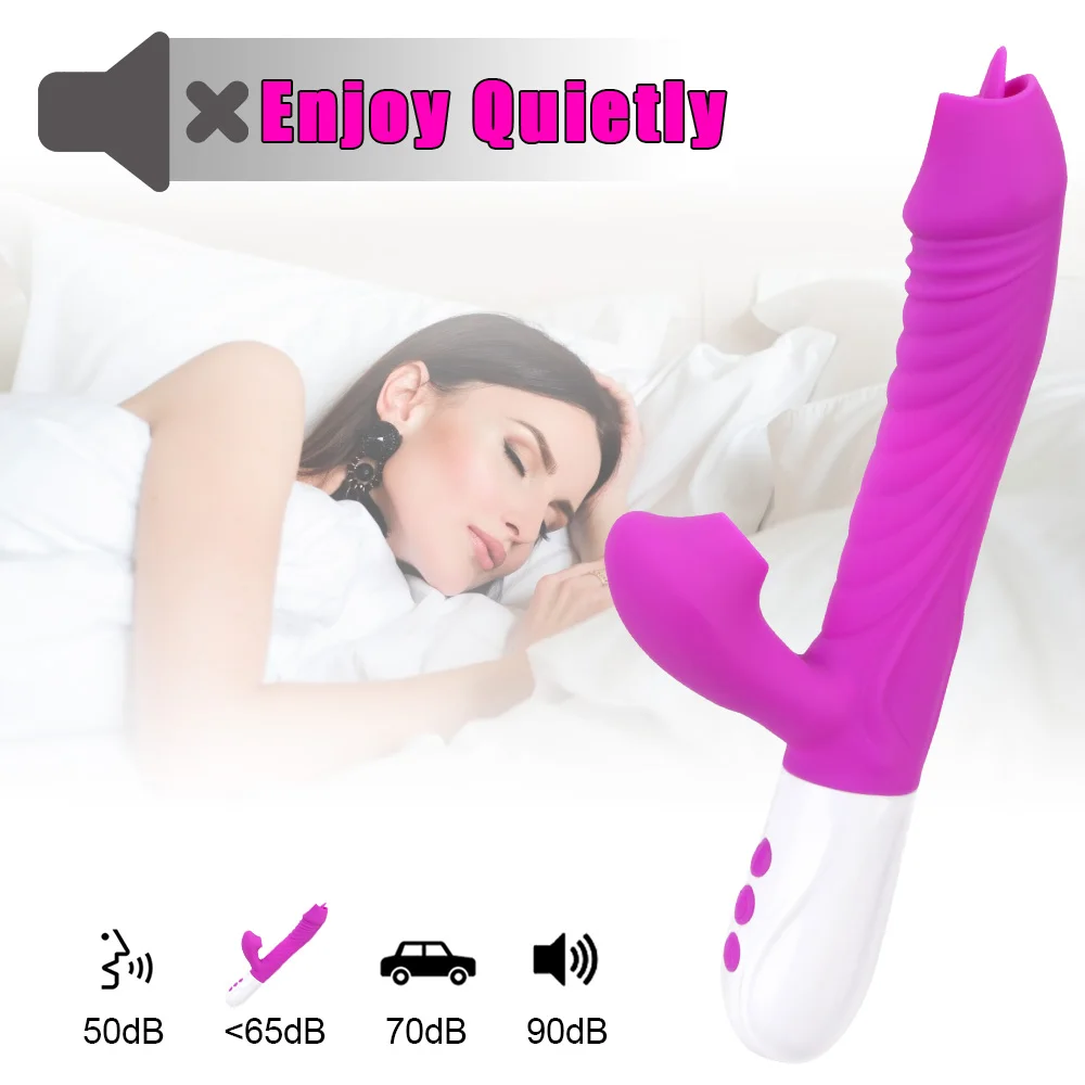 Новый вращающийся фаллоимитатор вибратор для нагрева точки G имитации языка