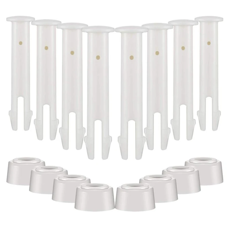 

36 Pcs Plastic Pool Joint Pins with 36 Pcs Rubber Pool Seals for Pool Replacement Parts (2.36 Inch)